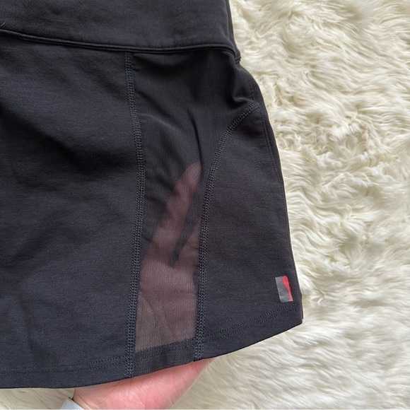 Spanx Skirt Wrap And Go Mini Athletic Tie Front Mesh Panel Black S/M - Picture 7 of 12